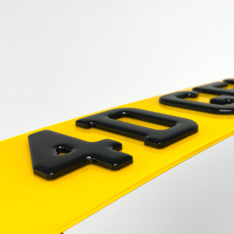 4D 3MM Gel Show Plates - NOT FOR ROAD USE