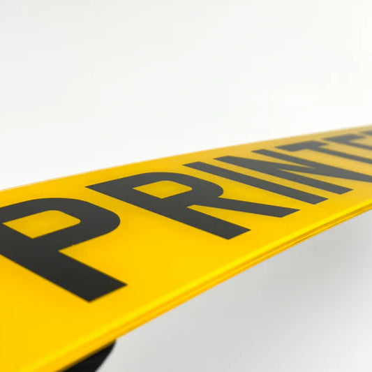 Printed Number Plates