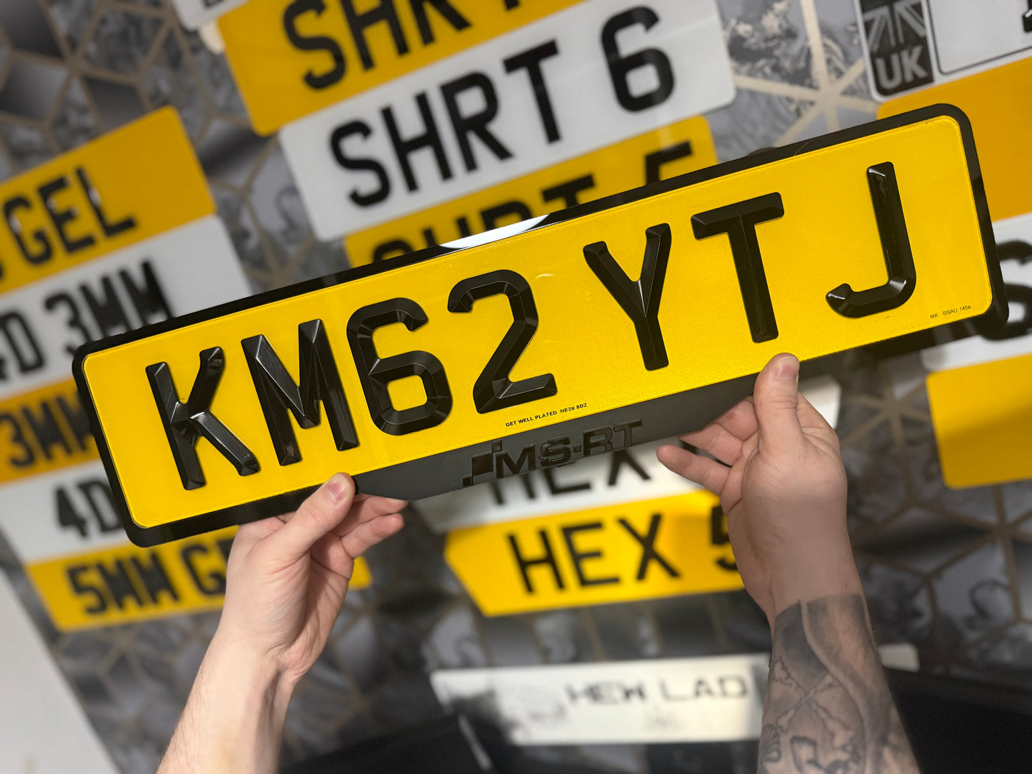 Luxury Number Plate Surround / Holder
