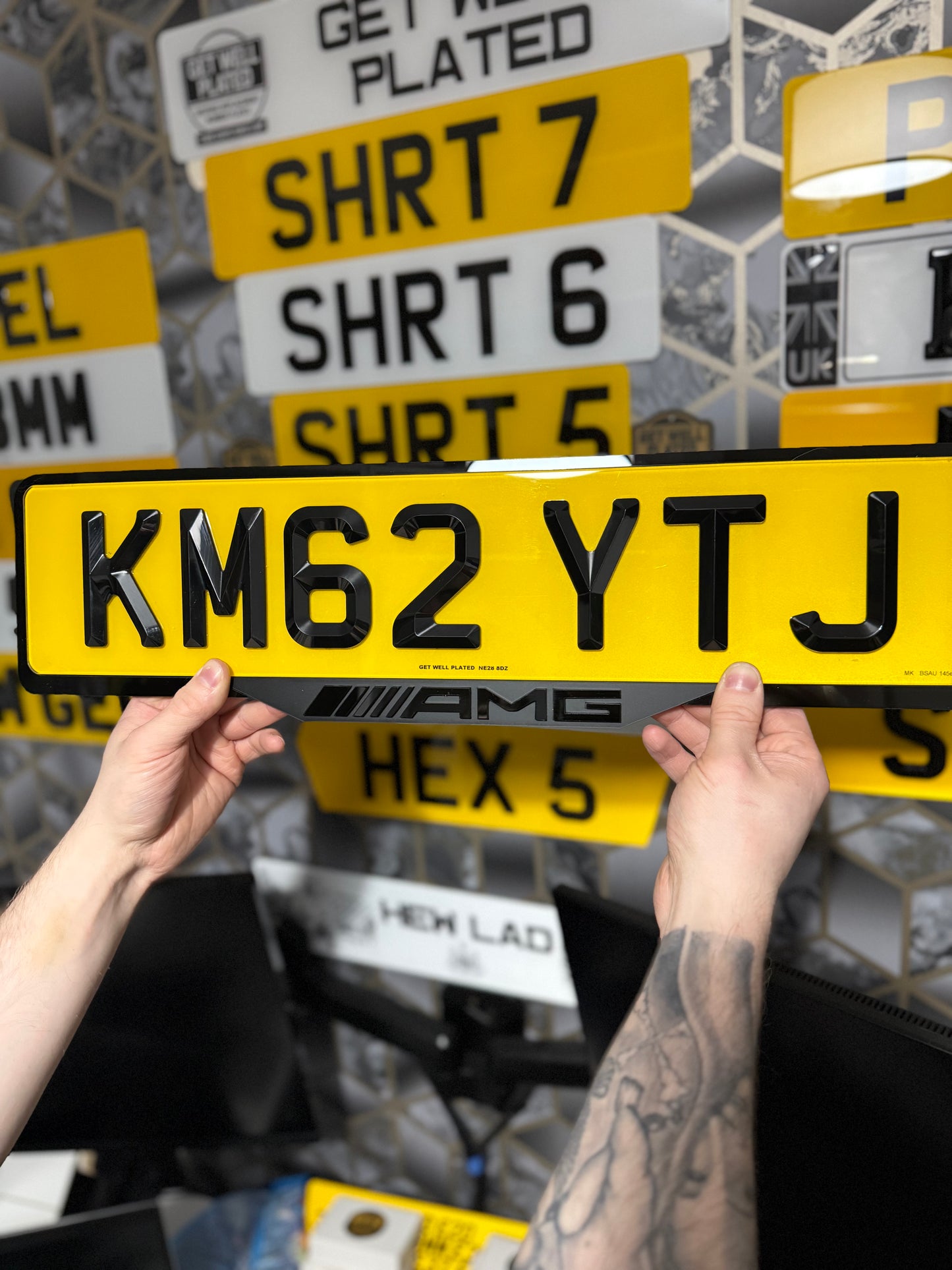 Luxury Number Plate Surround / Holder