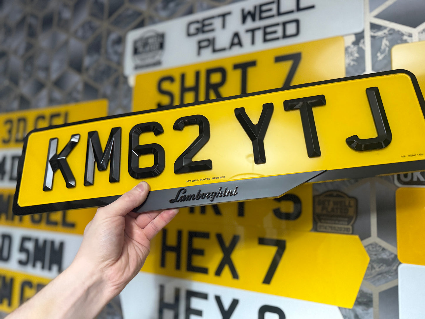 Luxury Number Plate Surround / Holder