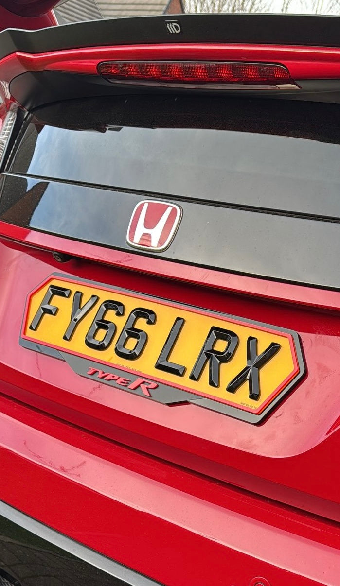 Ultimate Custom Number Plate + Luxury Surround / Holder Set