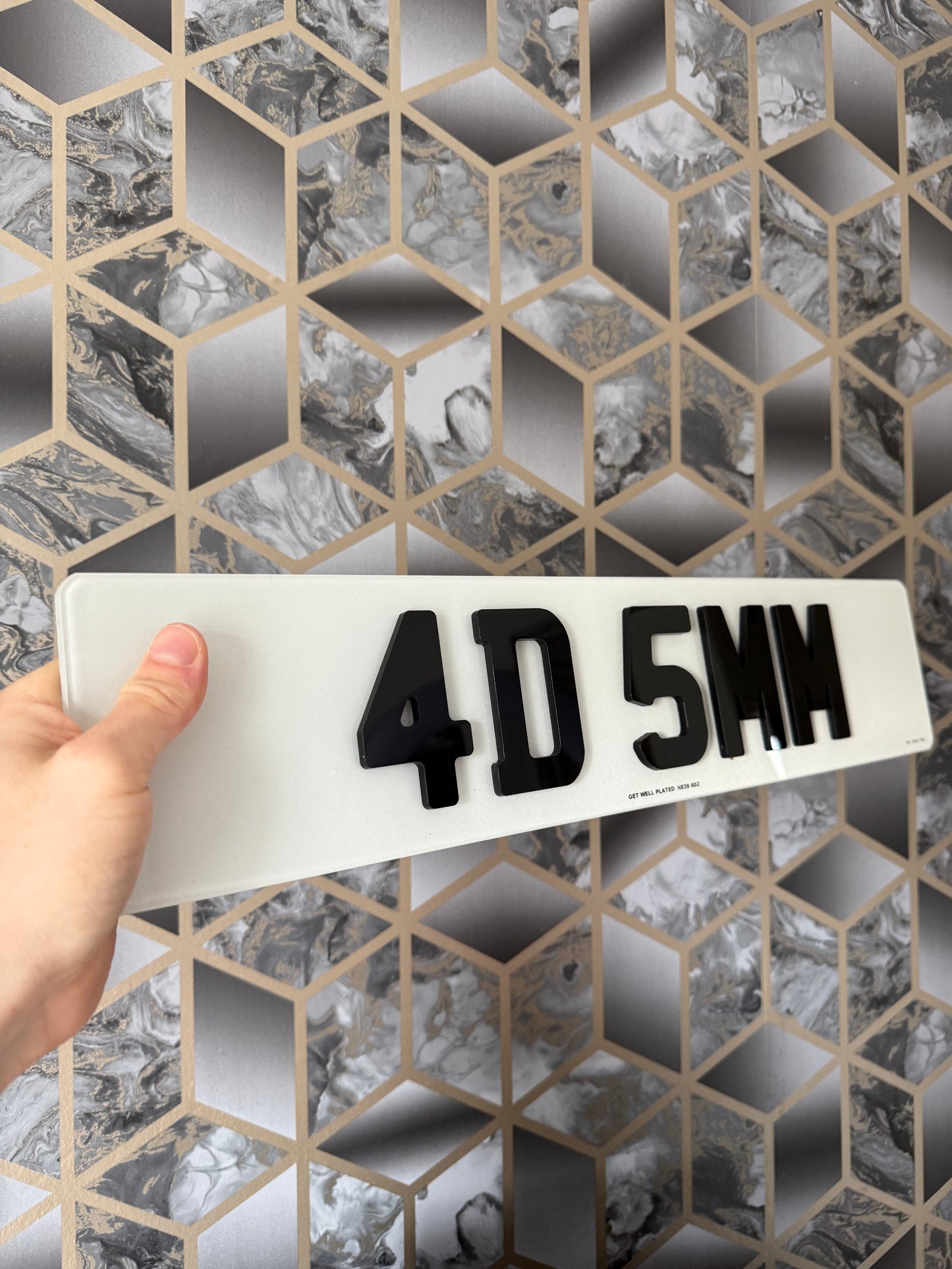 4D 5MM Number Plates