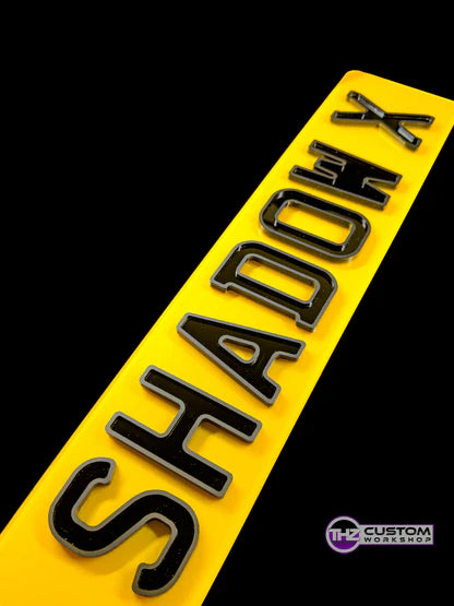 4D SHADOW X (OUTLINE) STACKED PLATES